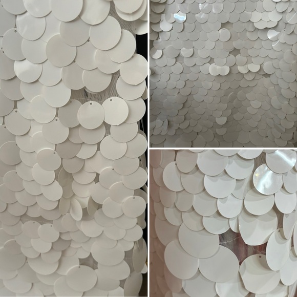 Francesca’s Kelly white graduated sequin shift dress - Picture 13 of 16